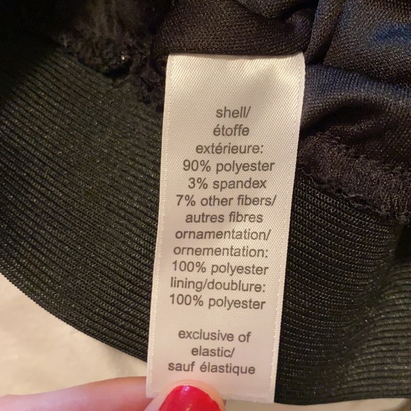 Black Sequin Mini Skirt - Picture 6 of 6